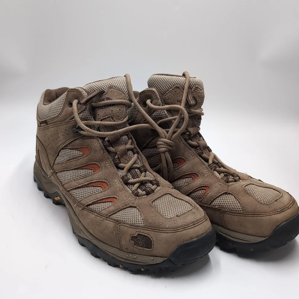 The North Face Mens Goretex Heal Cradle Pro Vibram Low Hiking Shoes Size 11.5
